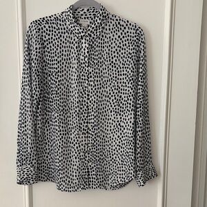 J Crew polka dot blouse